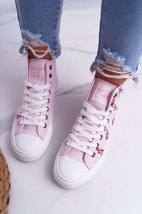 Жіночі високі кросівки Flamingos Big Star Pink DD274661