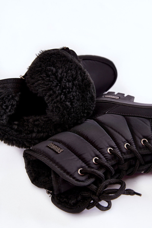 Чоботи жіночі утеплені Progress PROGJ-21-14 Black