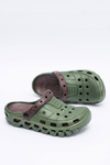 Зелені чоловічі садові легкі шльопанці Kroks Eva