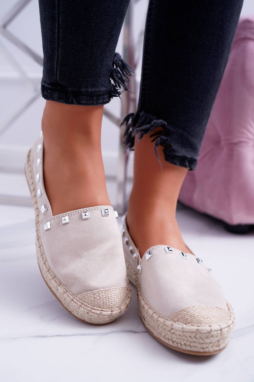 Бежеві сліпони Lydie із шпильками