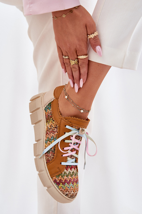 Жіночі Шкіряні Полуботинки Maciejka 05850-29 Мультicolore