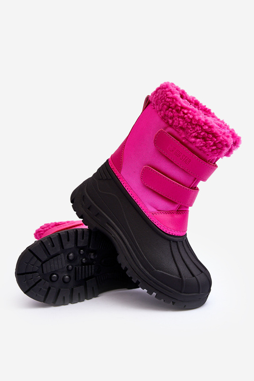 Дитячі снігові черевики зі шнурівкою Big Star Fuchsia MM374112