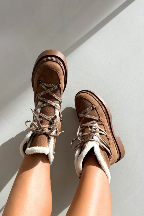 Жіночі снігоступи з хутром Camel Irmara