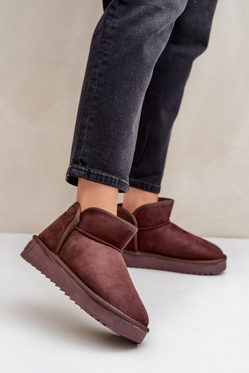 Снігові Черевики На Платформі Жіночі D.Franklin DFSH370010 Шоколадні