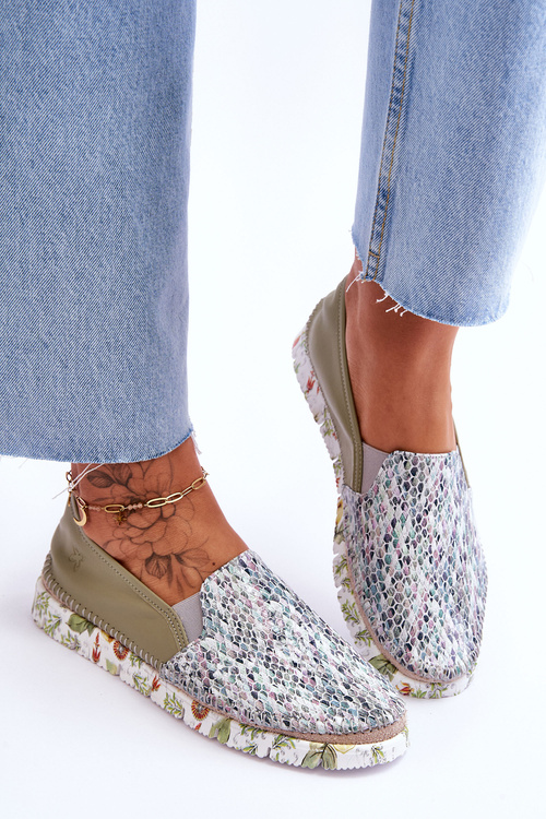 Жіночі шкіряні туфлі Maciejka 03512-51 Зелений