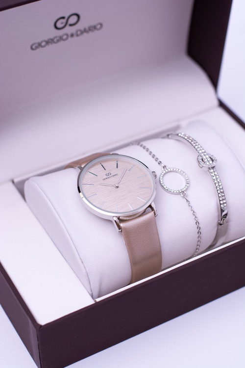 Набір Giorgio Dario Золотий годинник Два браслети