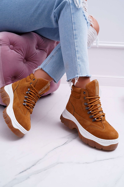 Трекінгове взуття Жіночі Trappers Camel Greem