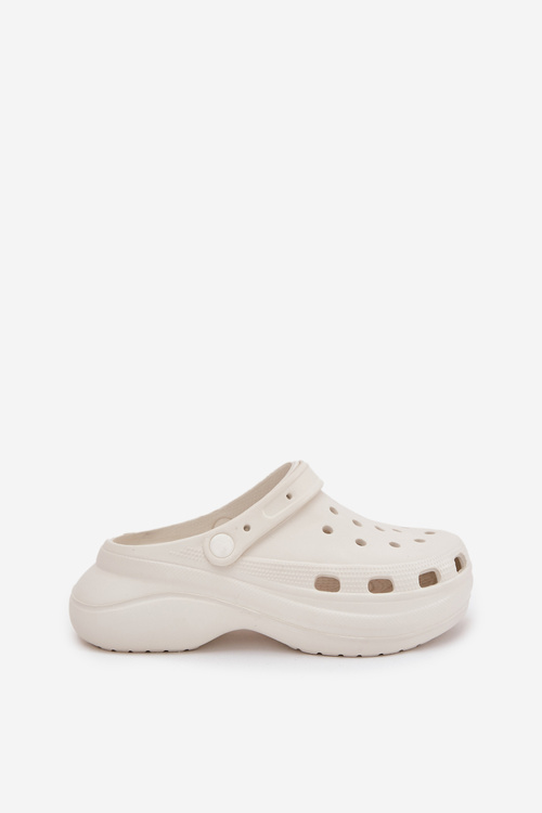 Жіночі Пінні Сандалі На Платформі Білі Elisra