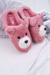 Жіночі тапочки з хутром Pink Teddy Bear
