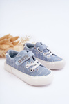 Дитячі кросівки з матеріалу BIG STAR JJ374101 Сині