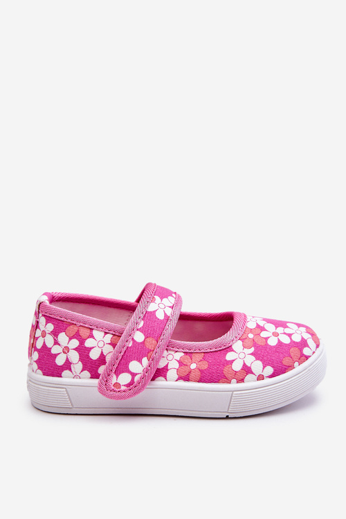 Дитячі балерини в квіточках рожевий Ной