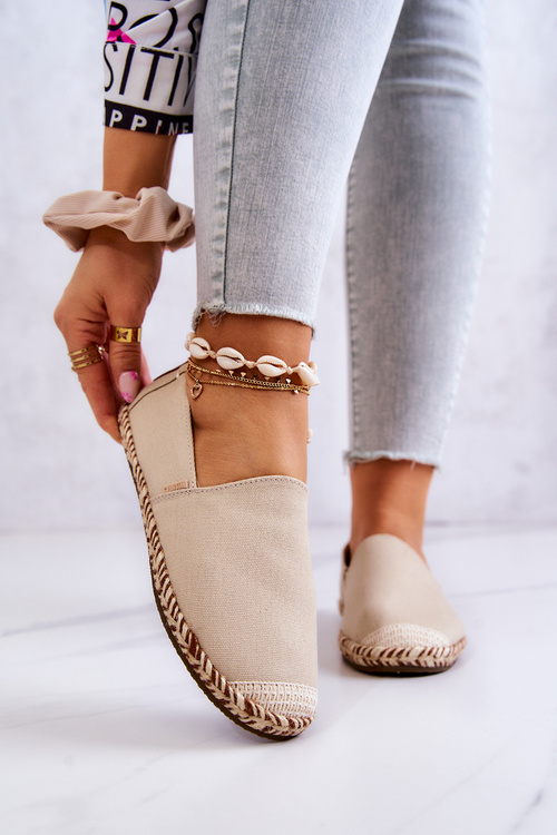 Сліпони Еспадрільї Big Star JJ274899 Бежеві