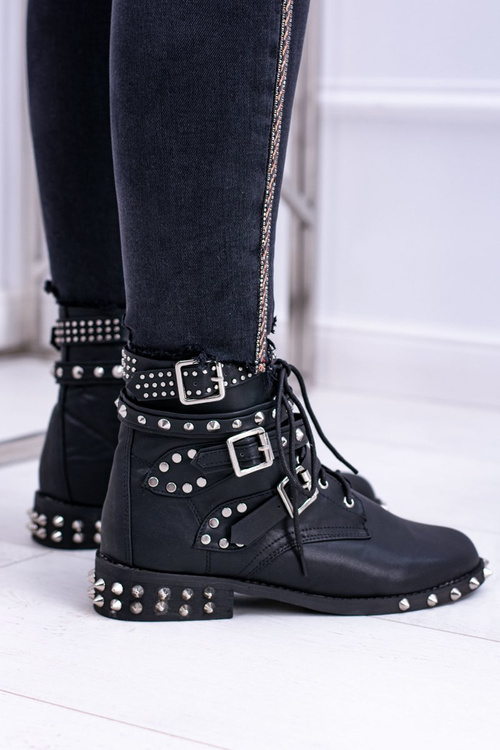 Жіночі черевики Lu Boo Verona з шипованими скельними пряжками