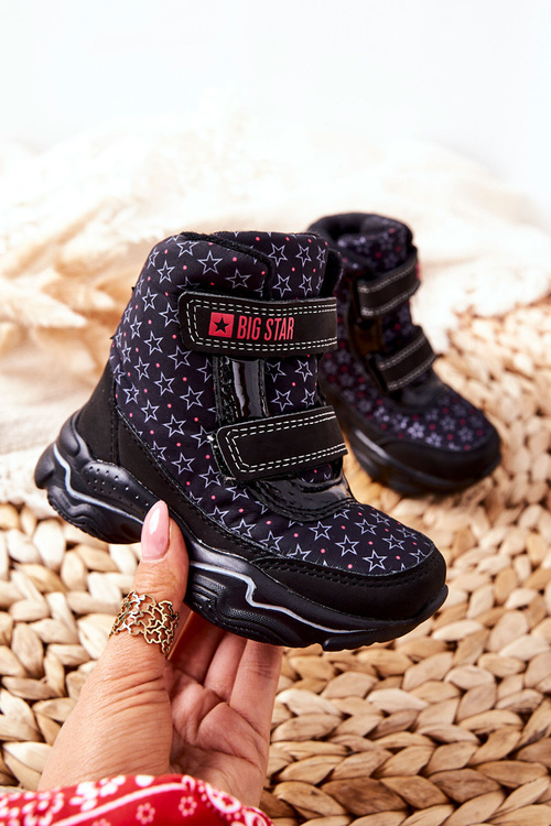 Дитячі снігові черевики Big Star II374091 Чорні