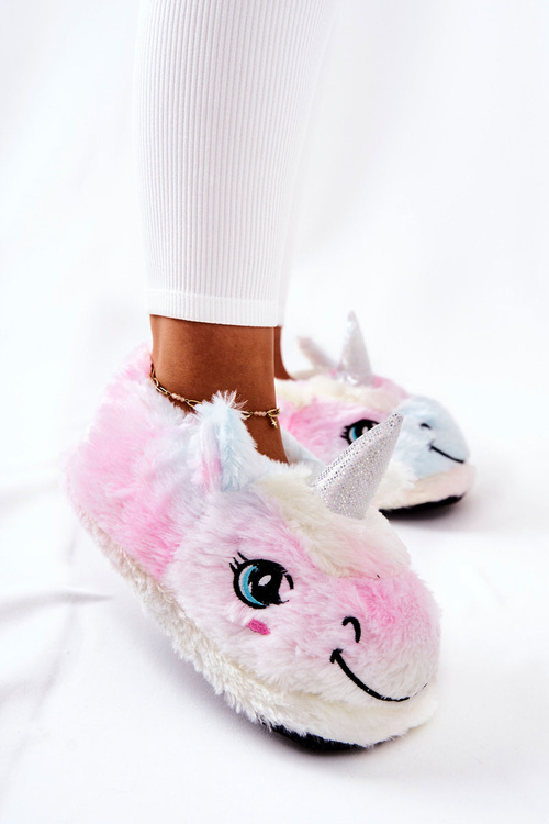 Сліпони жіночі Єдиноріг різнокольоровий