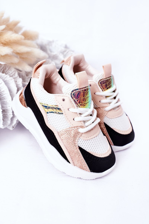 Дитяче спортивне взуття Кросівки чорно-рожеві Game Time