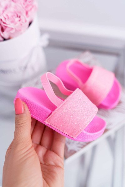 Дитячі шльопанці для дівчинки Brocade Pink Rimia