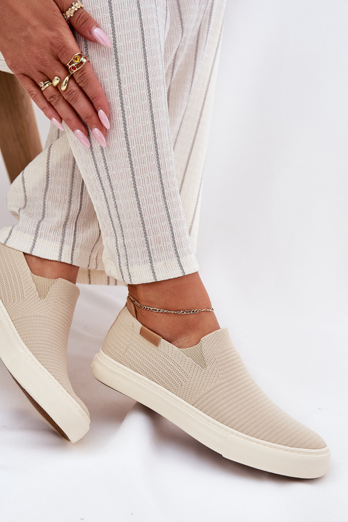 Жіночі Кросівки Slip-On Big Star RR274721 Бежеві