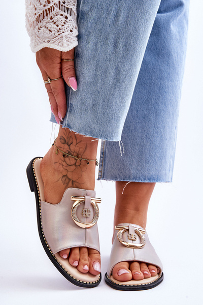 Шкіряні тапочки Комфортне взуття S.Barski KV-2775-32 Гол