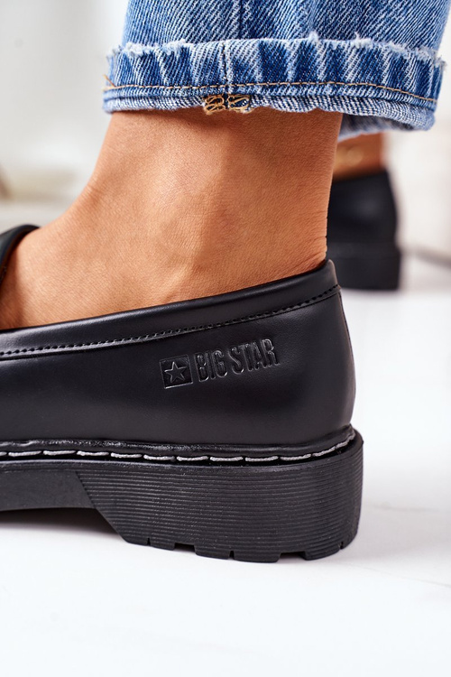 Шкіряні лофери Big Star II274100 Чорні