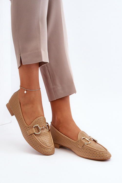 Жіночі мокасини на плоскій підошві з декором Camel Iluvana