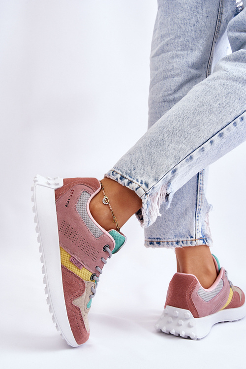 Жіночі кросівки Big Star LL274422 Pink-Beige