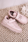 Дитяче спортивне взуття на липучці Pink Airy