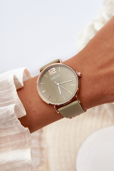 Жіночий годинник Ernest Light green Sandmill