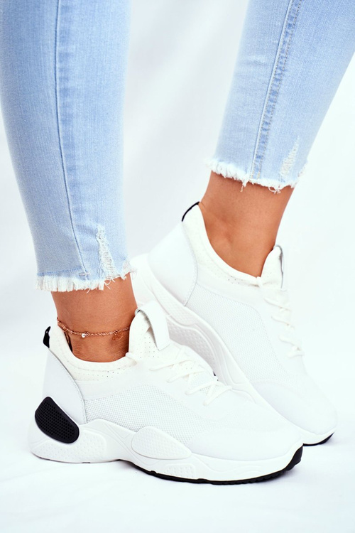 Спортивне жіноче взуття чорно-білі Fellen