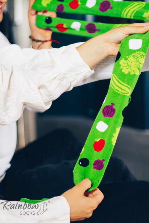 Салат Шкарпетки Веселка В Коробці 2 Пари