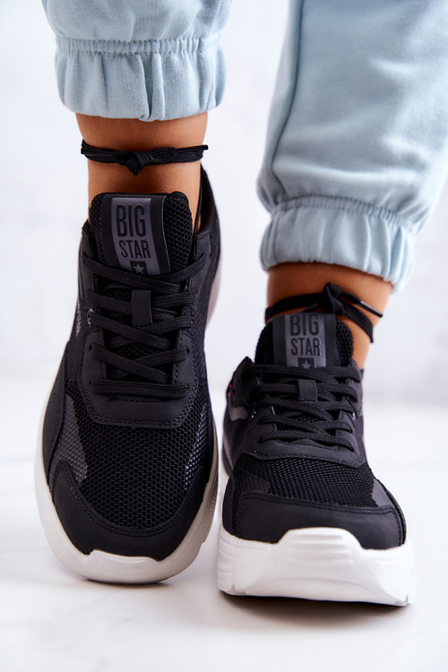 Модні кросівки спортивне взуття Big Star JJ274598 Чорні