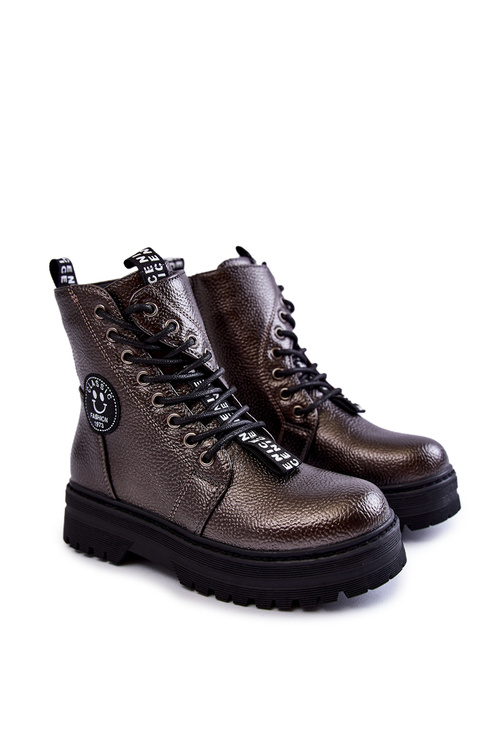 Дитячі теплі черевики Trappers Dark Grey Conley