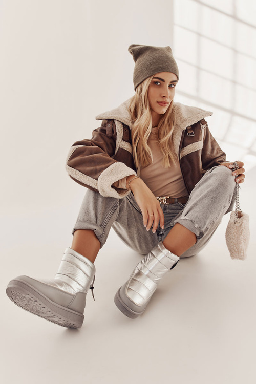 Жіночі зимові черевики Big Star II274118 Silver