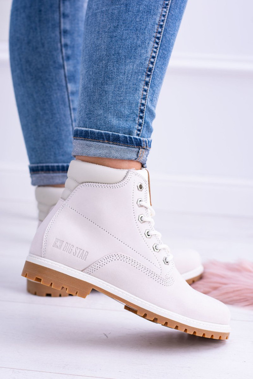 Жіночі білі черевики Big Star Boots Timber