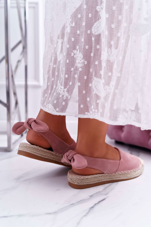 Жіночі замшеві еспадрільї Pink Kontres
