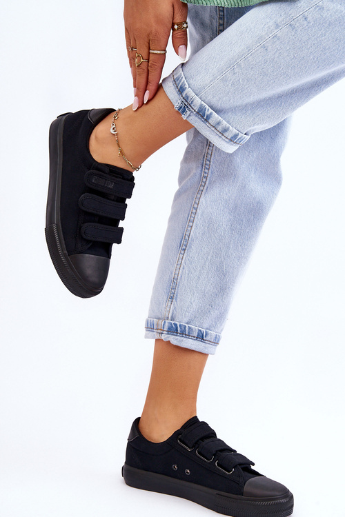 Класичні кросівки на липучці Big Star LL274A204 чорні