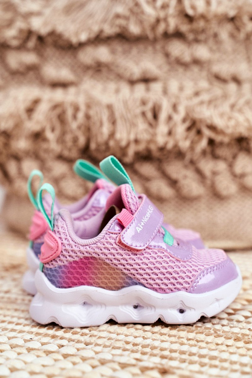 Дитяче спортивне взуття світиться фіолетовим ABCKIDS B011105220