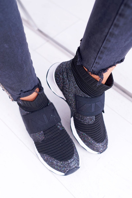 Жіноче спортивне взуття Lu Boo зі шкарпеткою Black Brocade Phantom
