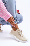 Жіноче класичне спортивне взуття світло-бежевий Nikilla