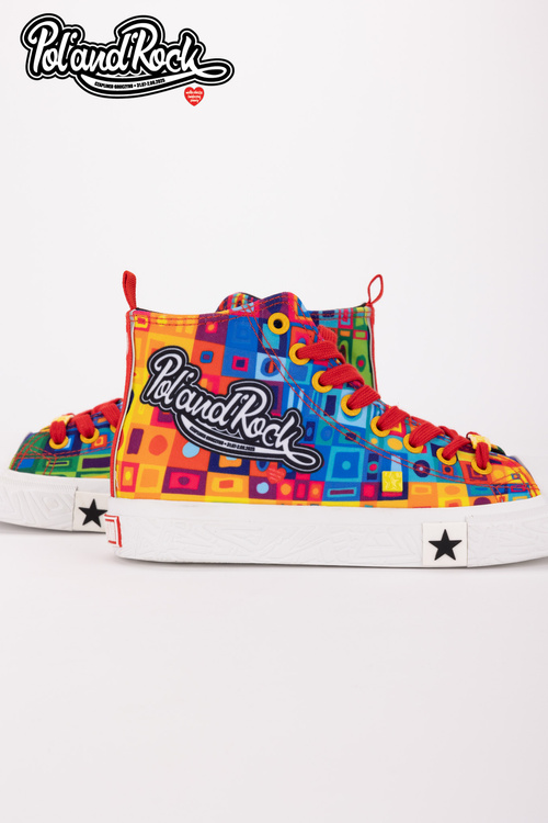 Кросівки Pol'and'Rock Festival X Big Star SS174504 Зелено-жовті