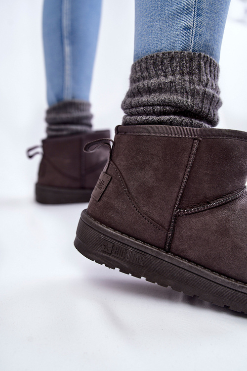 Жіночі теплі зимові черевики Big Star KK274291 сірі