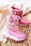 Дитячі зимові чоботи на блискавці Pink Layoth