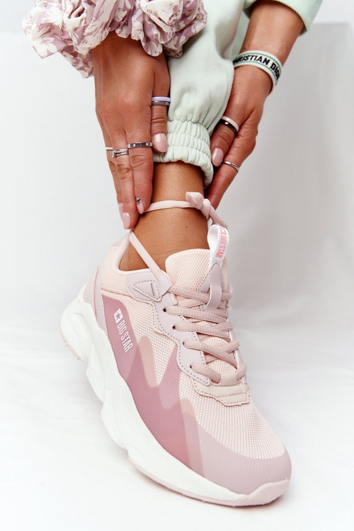 Жіночі кросівки Memory Foam Big Star HH274811 Рожеві