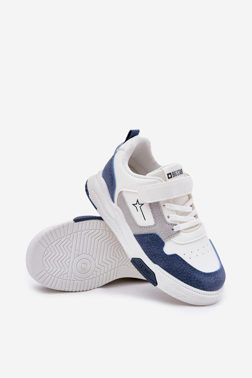 Легкі Дитячі Кросівки Big Star RR374052 Біло-Сині