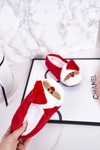 Дитячі новорічні тапочки з Дідом Морозом1 Red Xmas