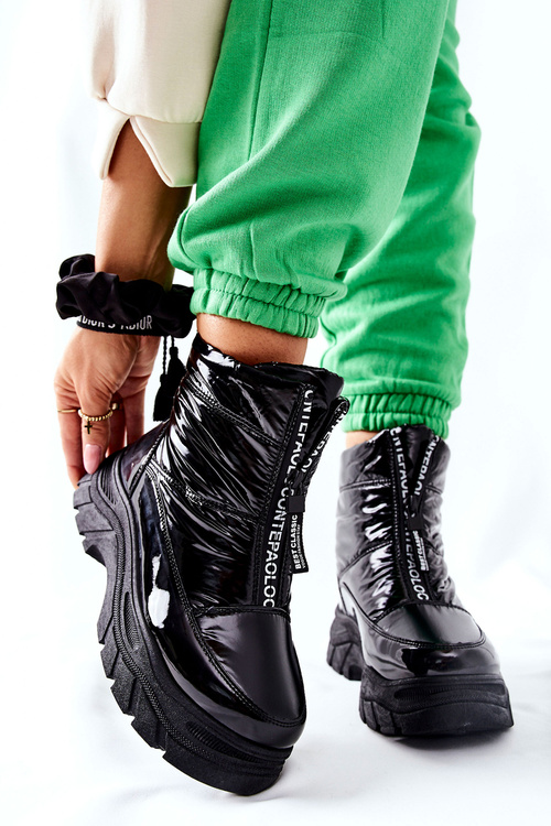 Чоботи жіночі чорні Echowen