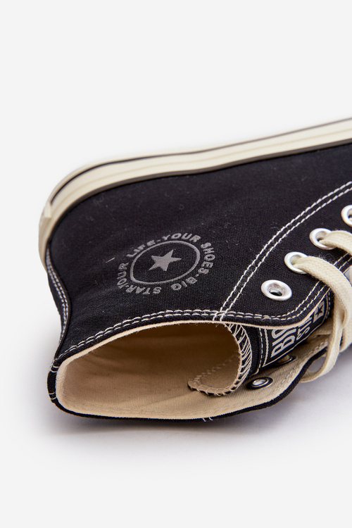 Жіночі високі кросівки Big Star NN274283 Чорні