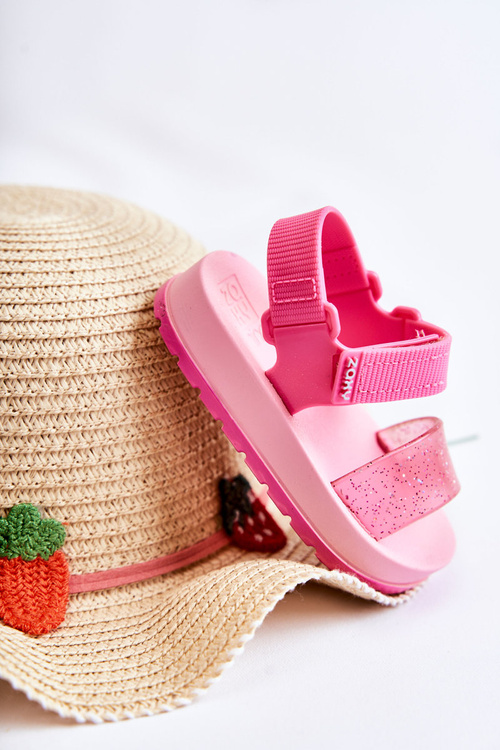 Комфортні дитячі босоніжки Fragrant ZAXY JJ385026 Рожеві