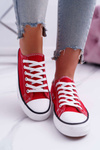 Жіночі низькі кросівки червоні FreeTime