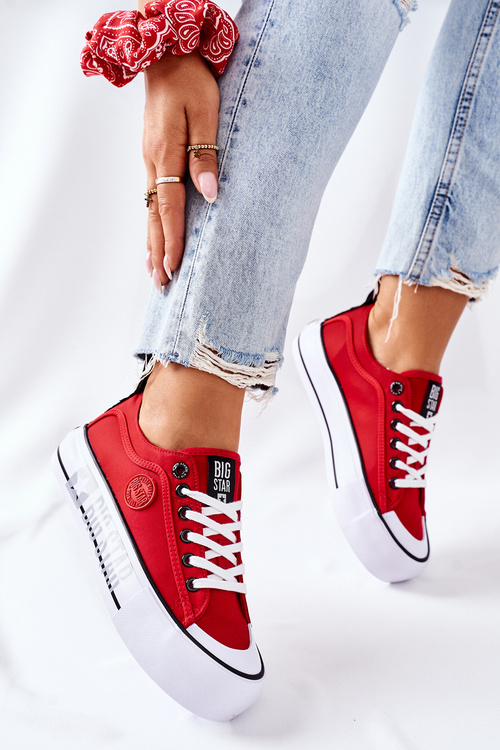 Кросівки на платформі BIG STAR II274025 Червоні